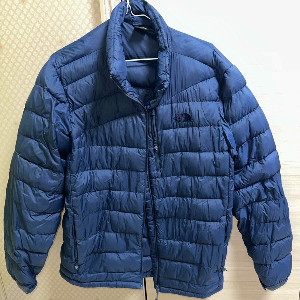 The North Face Men's Deep Blue Navy Puffer Jacket